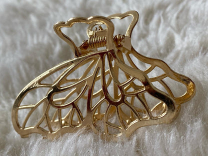 Gold Butterfly Clips