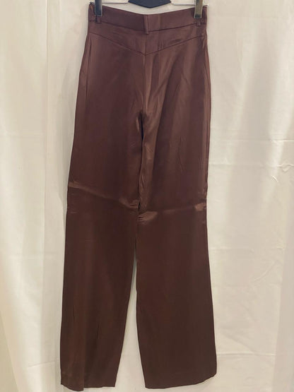 Brown Satin Pant