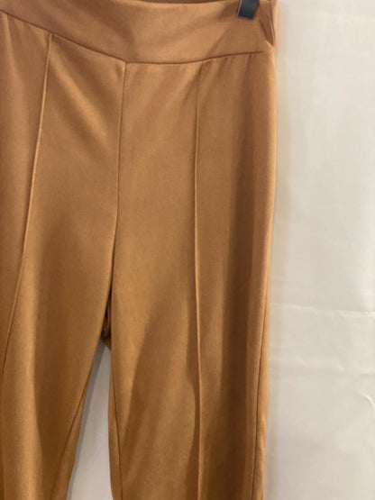 Caramel Velvet Flare Pant