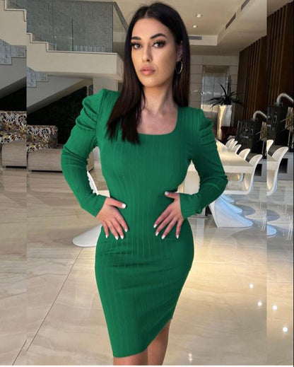 Green Dress Bombe