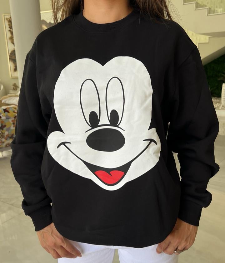 Black Micky Mouse Sweater