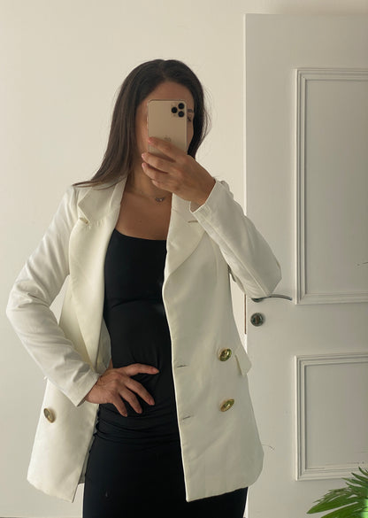 White Social Blazer