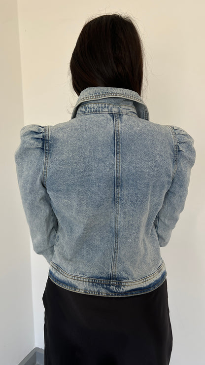 Jeans Jacket with golden bottons