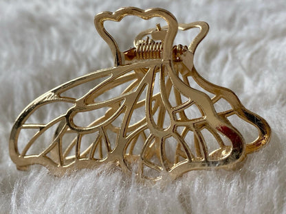 Gold Butterfly Clips