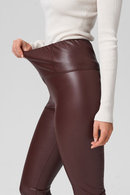 Fleece Leather Borhndi Legging