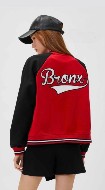 Red Bronx Varsity Jacket