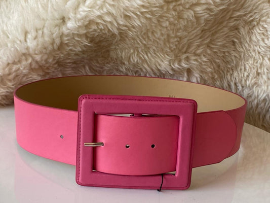 Thick Pink Square Belt