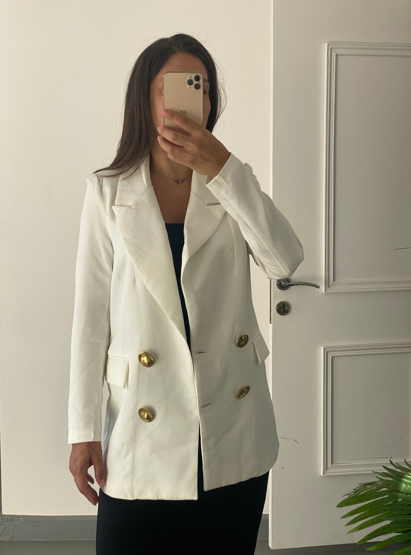 White Social Blazer