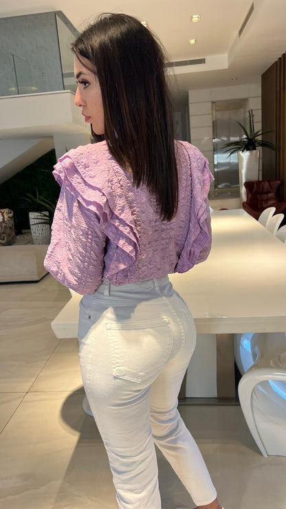 Purple Ruffles Jacket